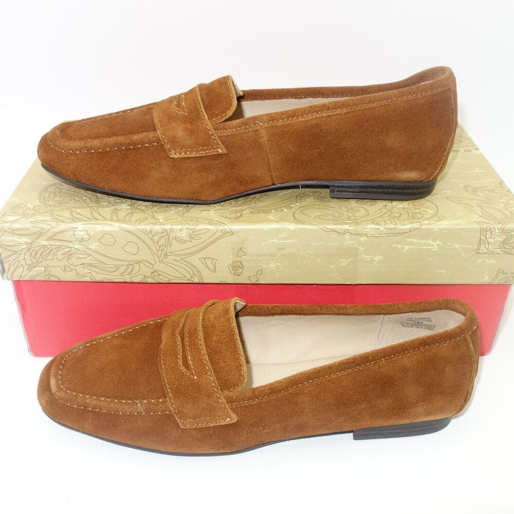NEW American Rag Women's Cammiel Cognac Brown Loafers Flats Size 6 - Picture 2 of 8